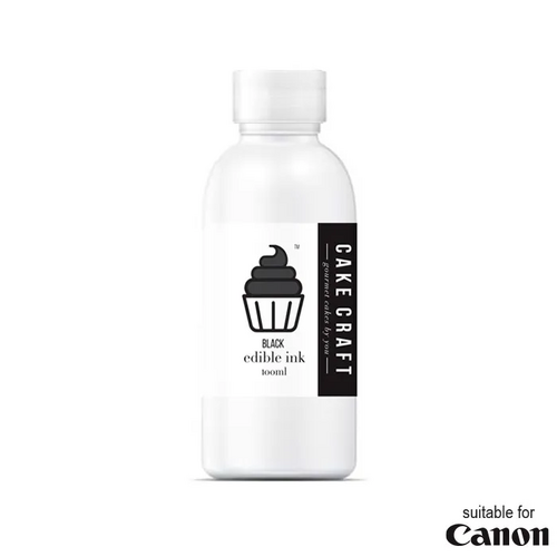 CAKE CRAFT | CANON EDIBLE INK REFILL BOTTLE | BLACK | 100ML