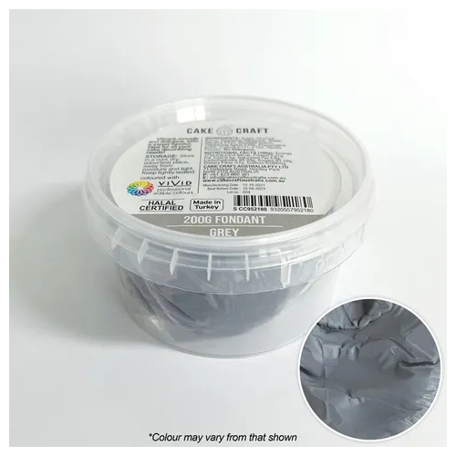 CAKE CRAFT | FONDANT | GREY | 200G