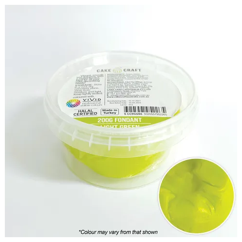 CAKE CRAFT | FONDANT | LIME GREEN | 200G