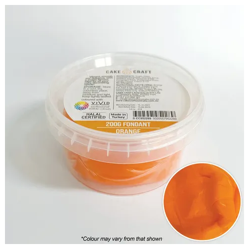 CAKE CRAFT | FONDANT | ORANGE | 200G