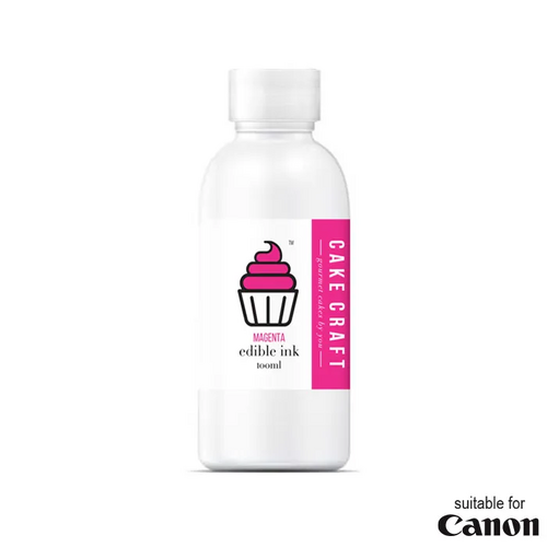 CAKE CRAFT | CANON EDIBLE INK REFILL BOTTLE | MAGENTA | 100ML