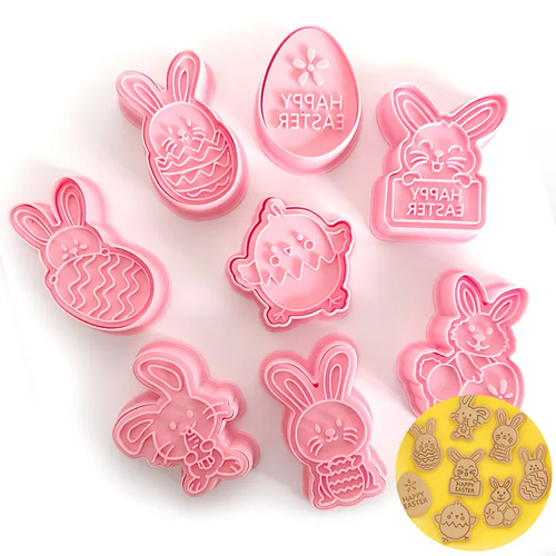 EASTER | COOKIE CUTTERS | 8 PIECES